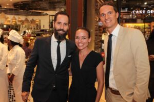 Philippe and Franziska Strub and Nicolas Thoenen (CEO of LINDT SA)